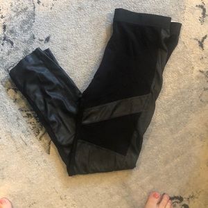 Black pattern BCBG leggings